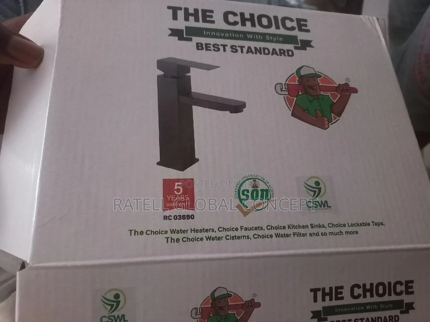 The Choice Heavy Guage Basin Mixer Tap