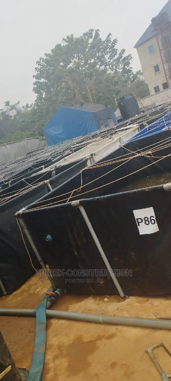 Tarpaulin Moveable Fish Pond