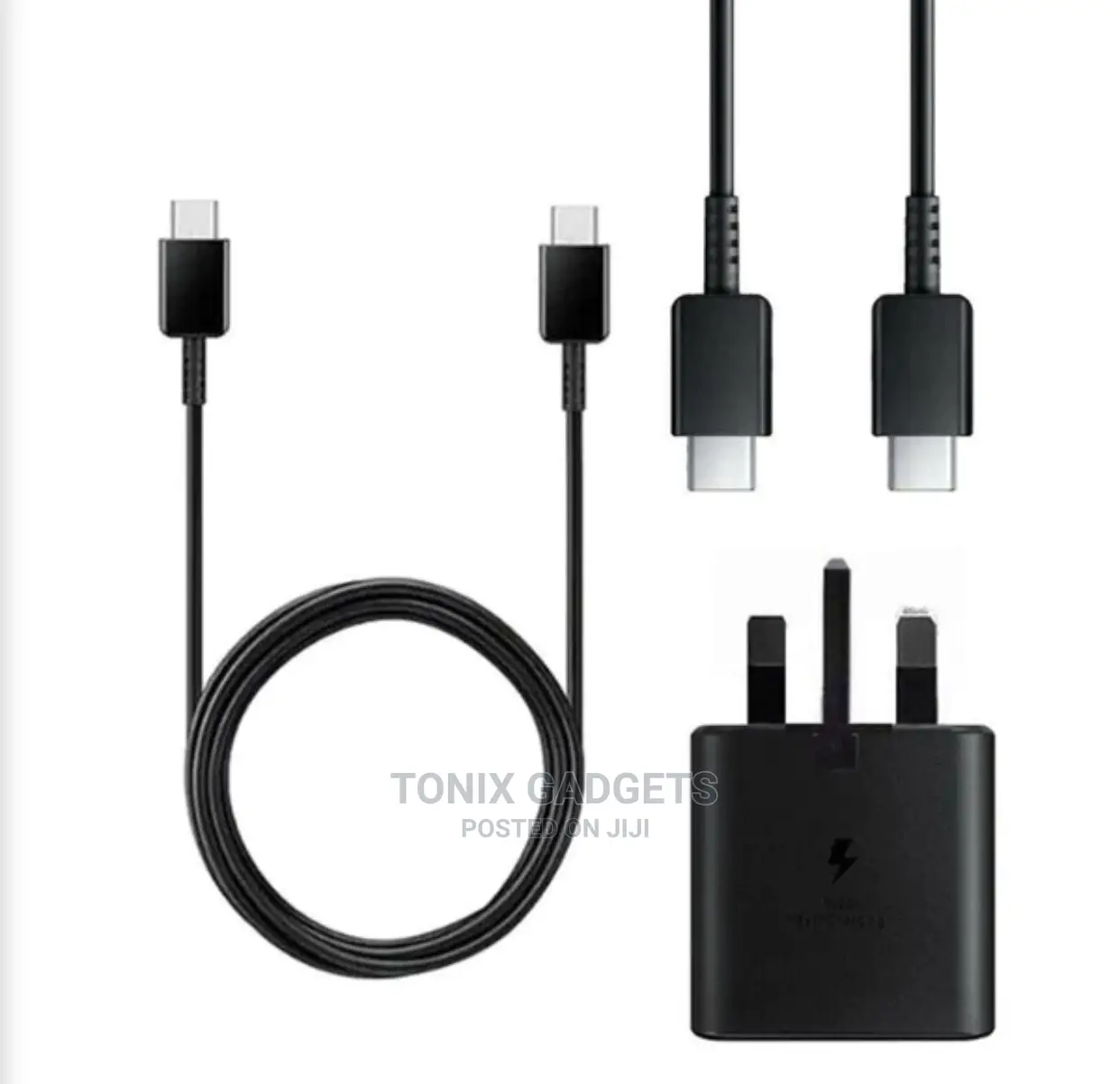 25W Travel Adapter - Type C to Type C Cable