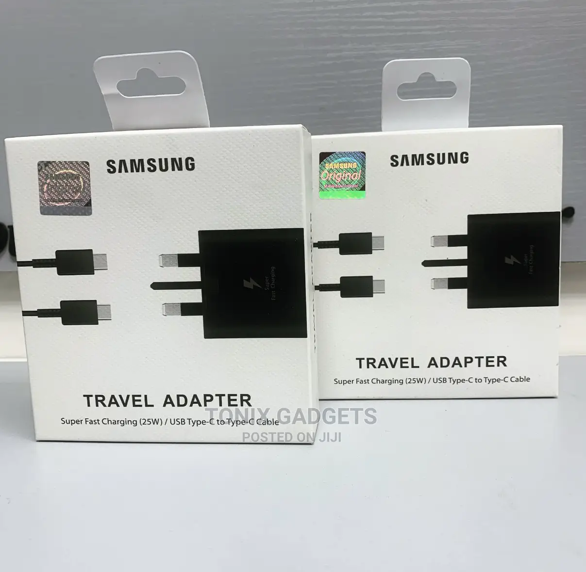 25W Travel Adapter - Type C to Type C Cable