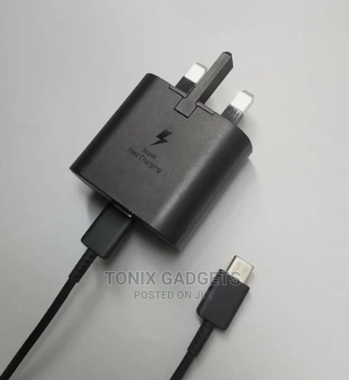25W Travel Adapter - Type C to Type C Cable