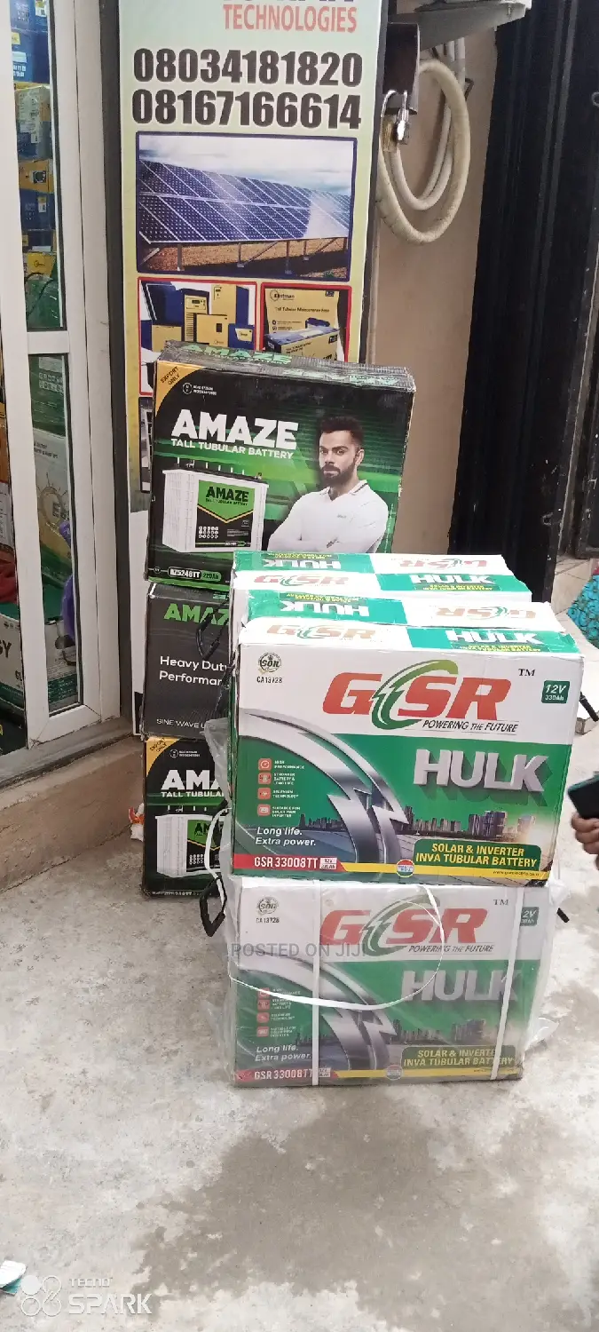 330ah Gsr Tubular Battery