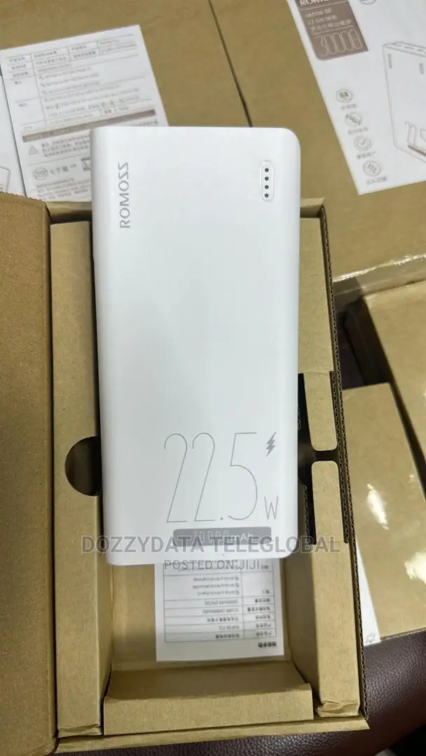 Romoss 30000mah Mobile Smart Power Bank Romoss White