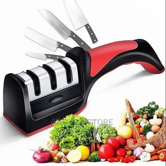 Manual Knife Sharpener 3 Stage Tungsten Steel Diamond