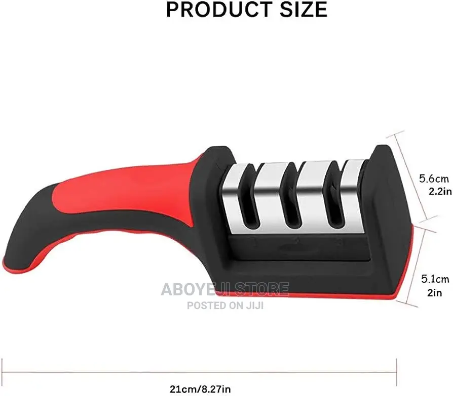 Manual Knife Sharpener 3 Stage Tungsten Steel Diamond