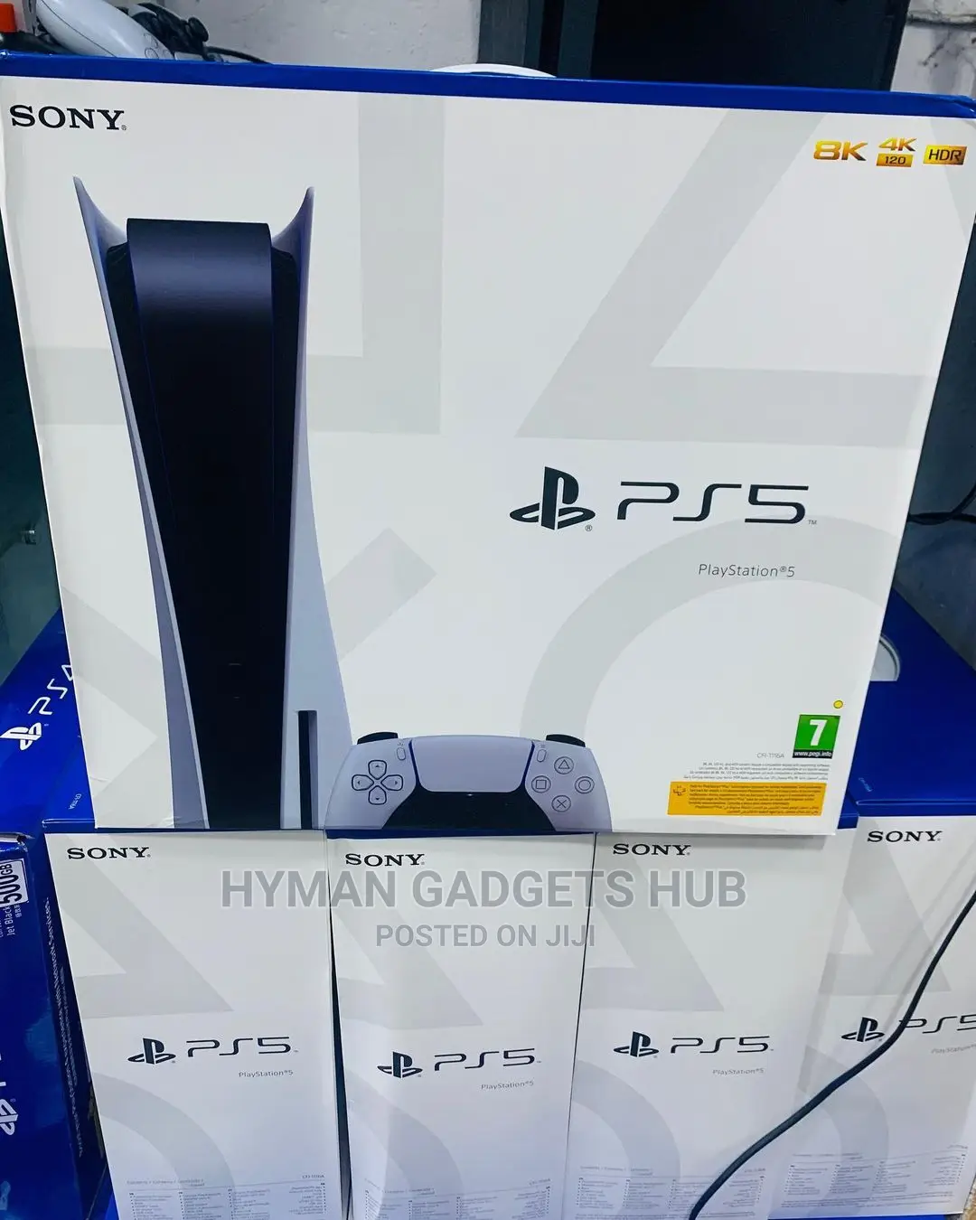 Brand New Sony Ps5 Slim Disc Version 1tb With 1 Free Disc