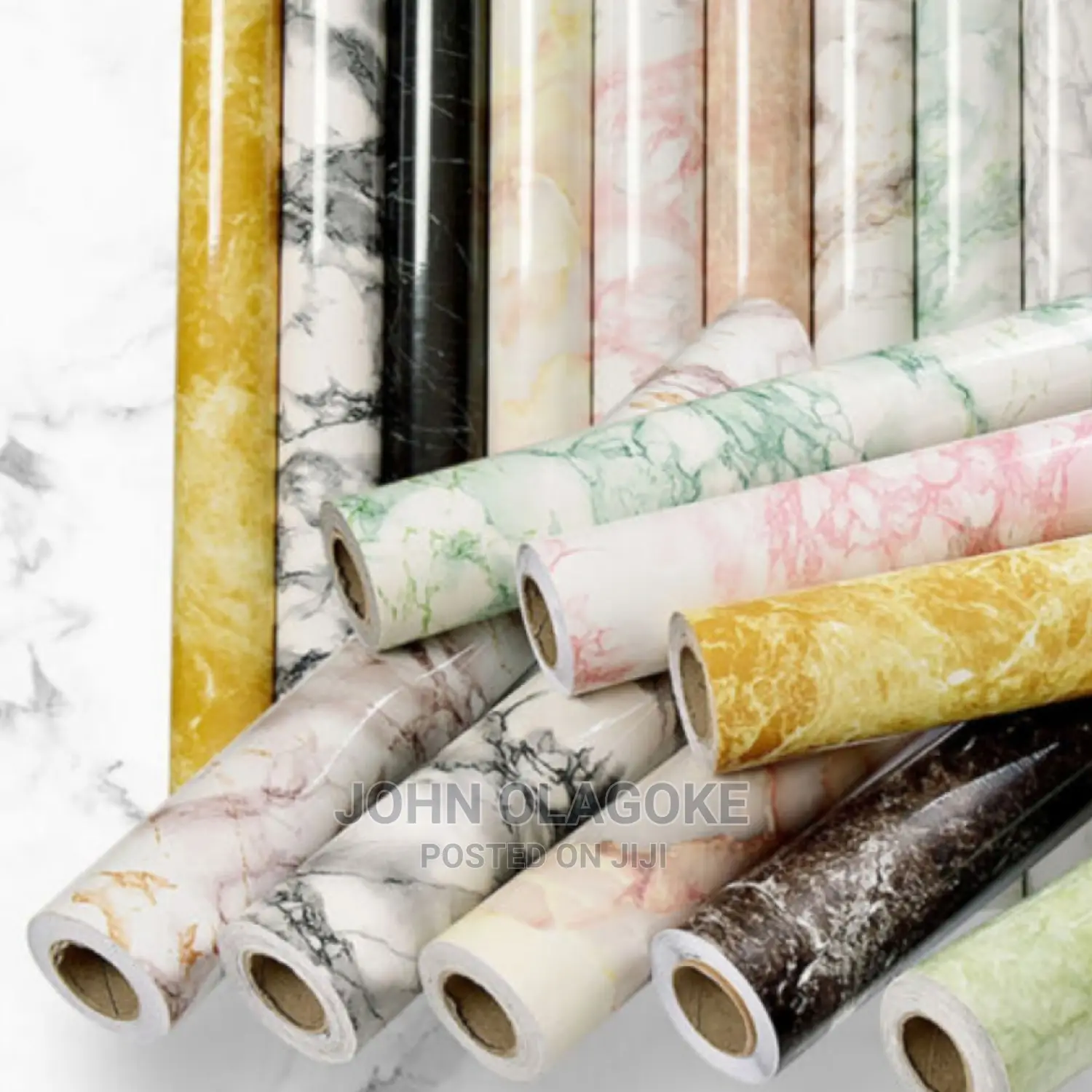 Marble Adhesive Waterproof Wallpaper Decor Sticker