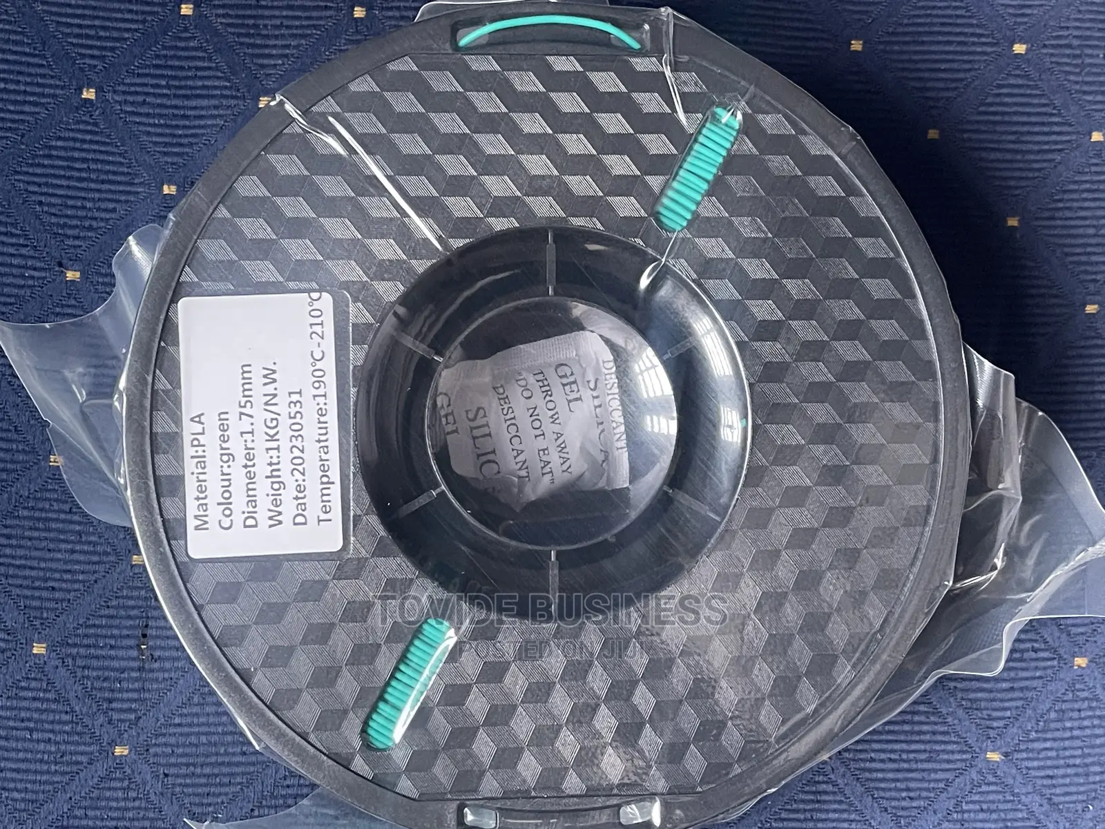 1 Roll/Kg Green 100% Pure Pla Filament 1.75mm