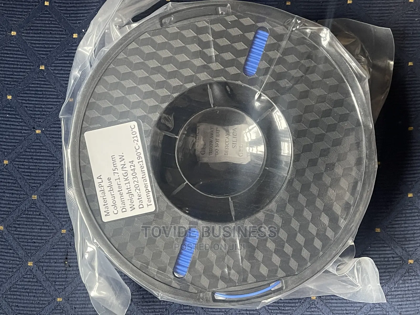 100% Pure Pla Filament 1.75mm Blue 1kg