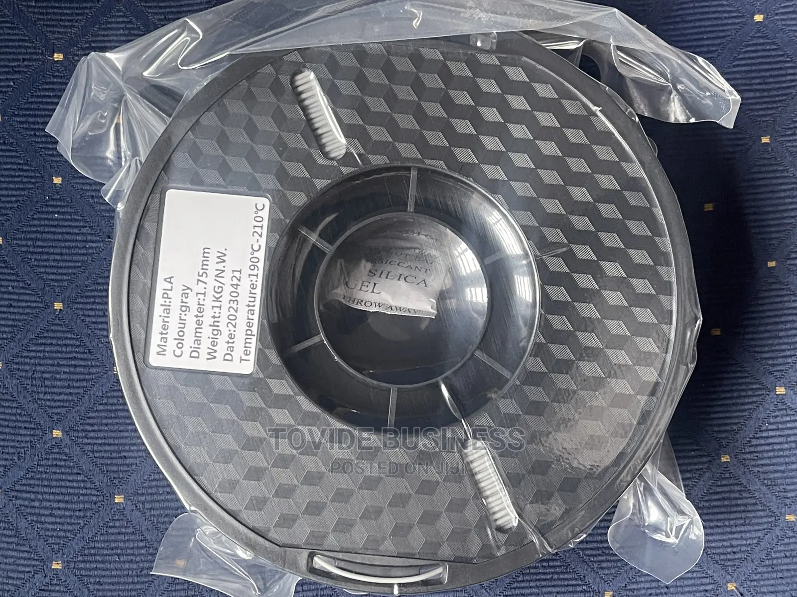 Wholesale Gray 100% Pla Filament 1.75mm 1kg