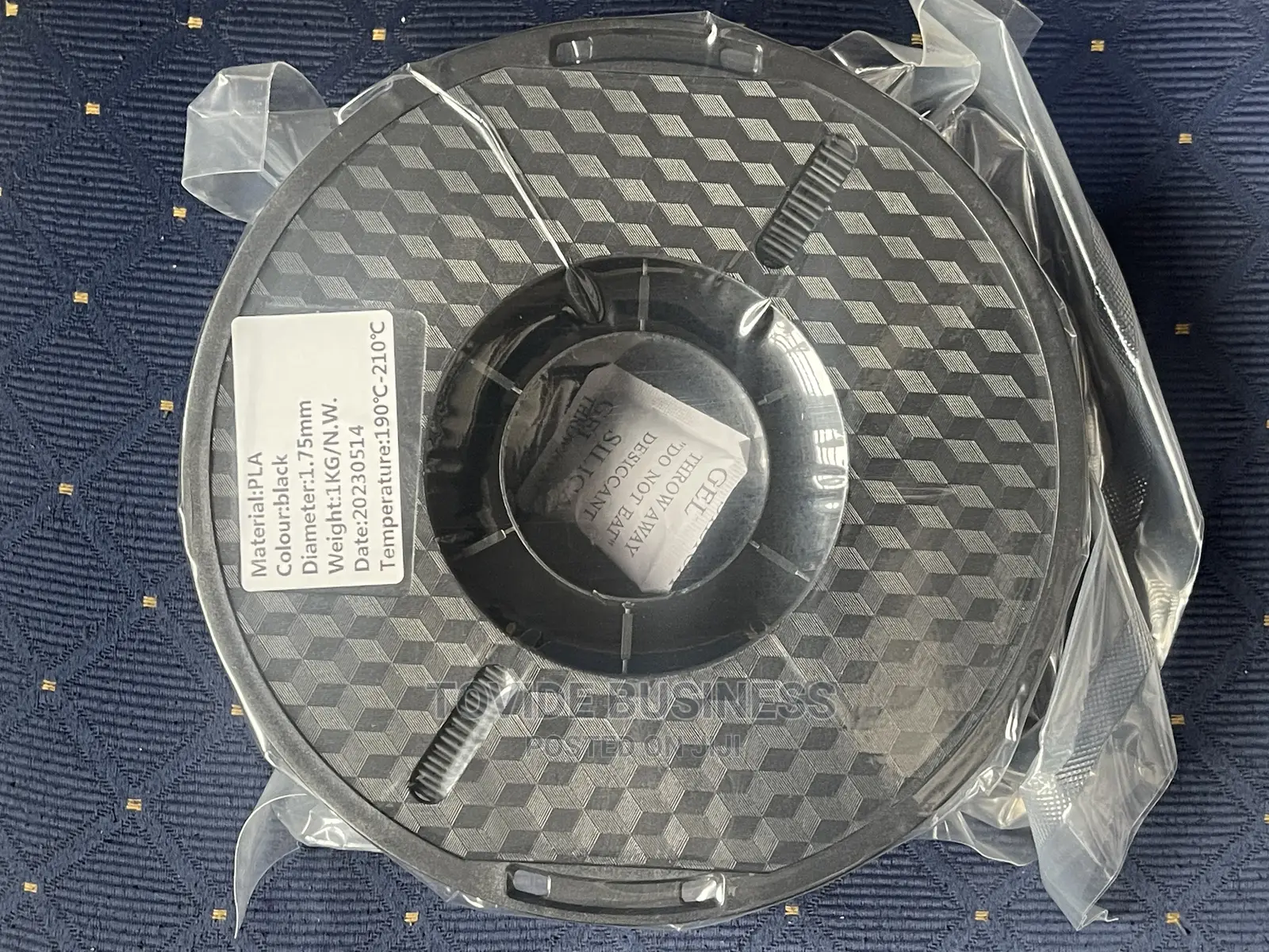 Wholesale Black 100% Pure Pla Filament 1.75mm 1kg