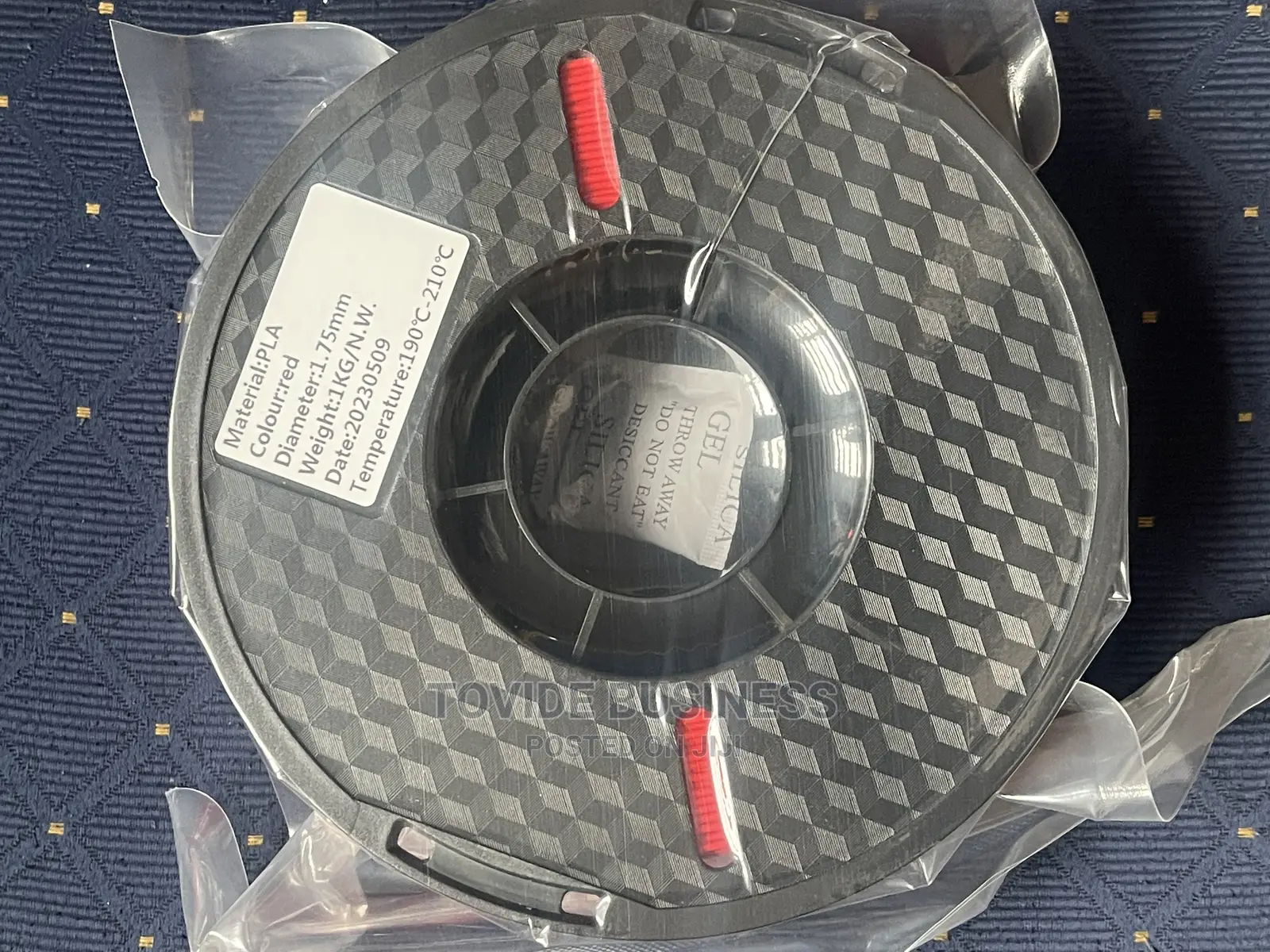 100% Pure Red Pla Filament Wholesale 1.75mm 1kg