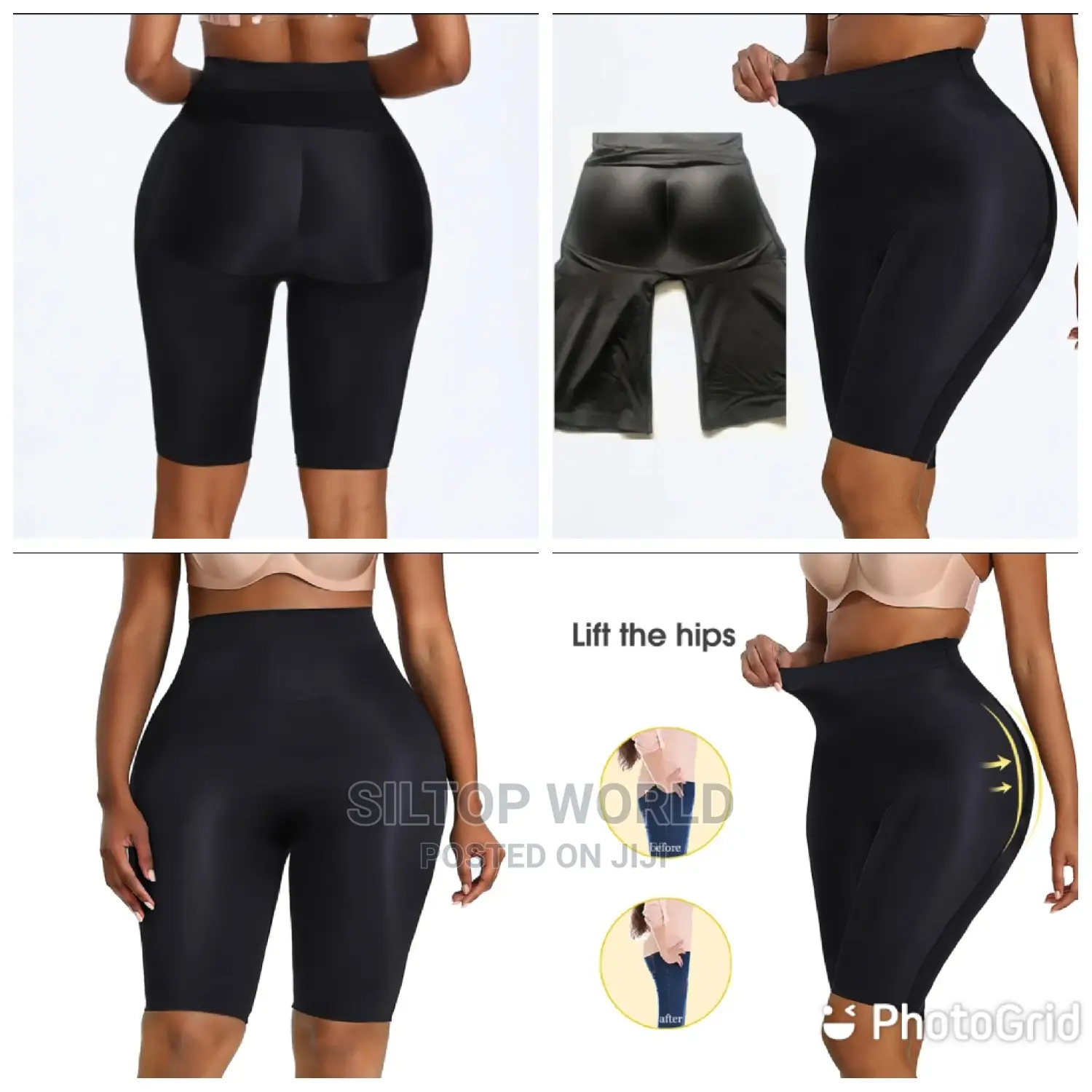 Long High Waist Seamless Padded Butt Tight