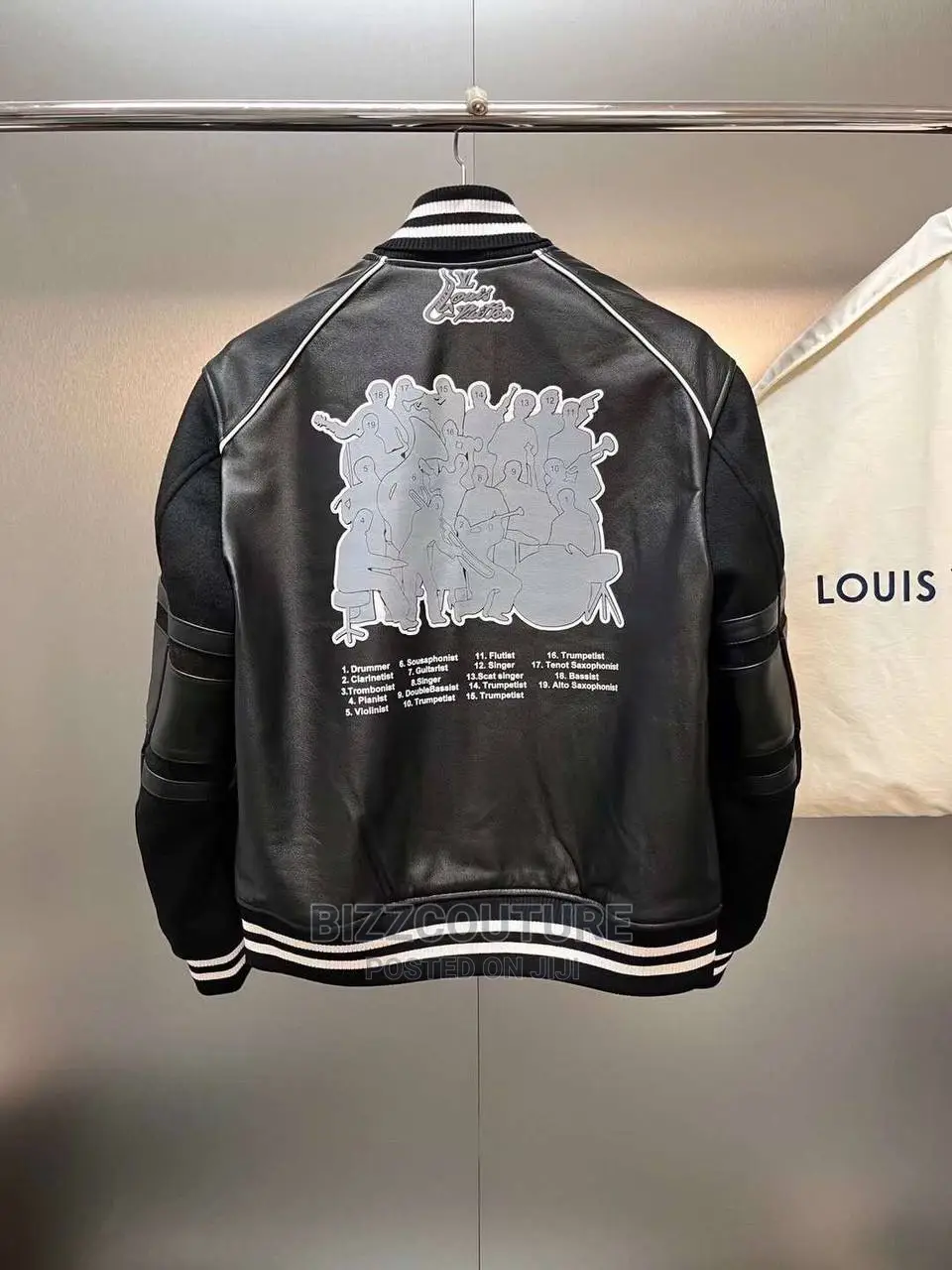 Original Louis Vuitton Varsity Leather Jacket in Store