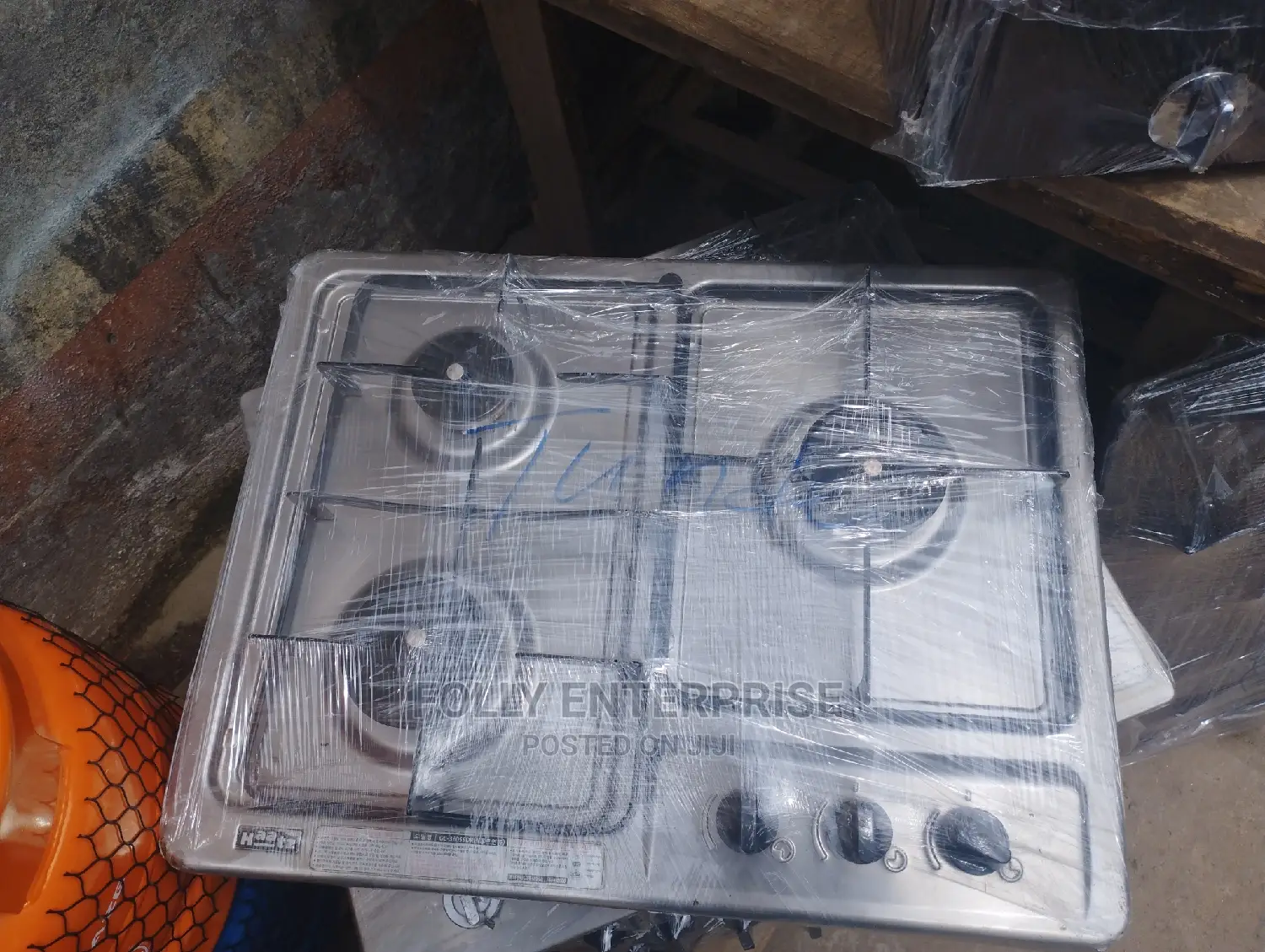 Stainless Steel Three Burners Gas Cooker