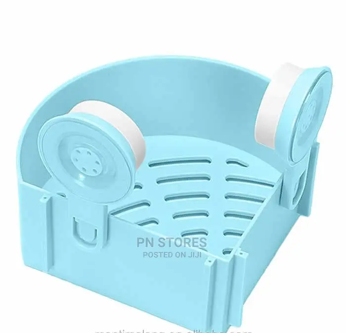Bathroom Shelf Wall Corner Suction Storage Rack