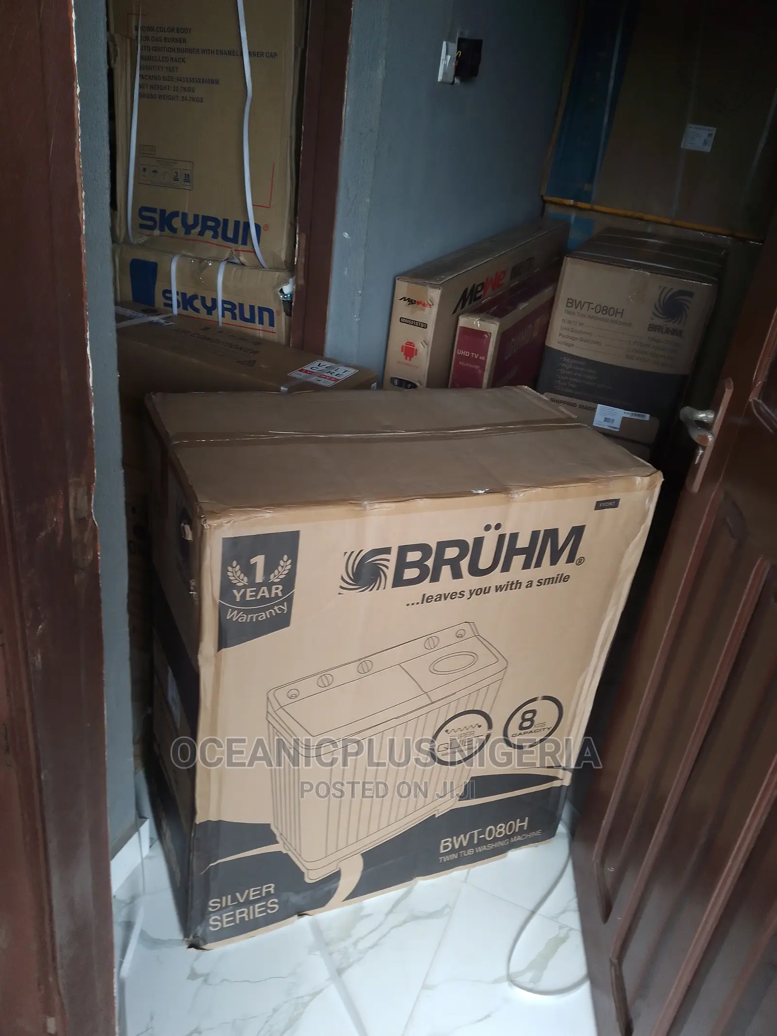 The New Bruhm 8kg Twin Tub Washing Machine