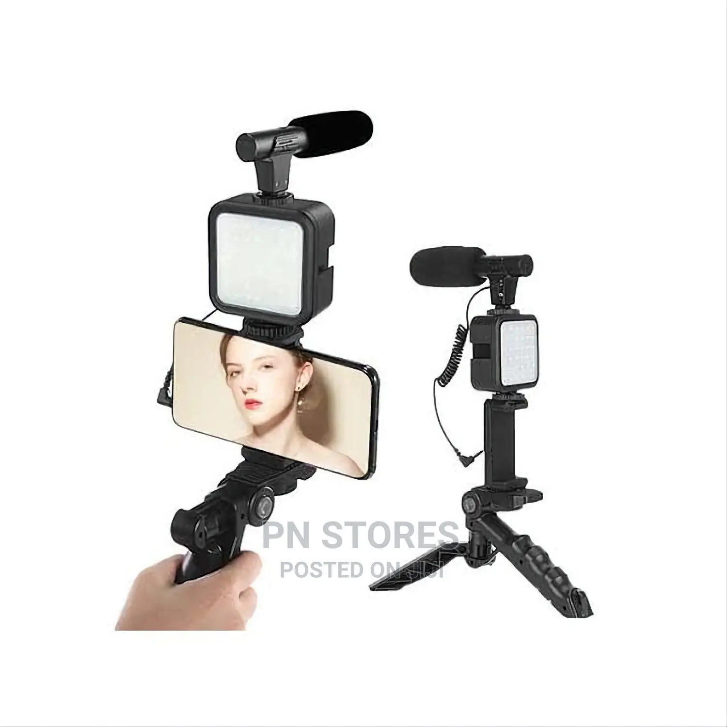 Video Making Kit | Tripod | Led Fill Light | Mic || Remote