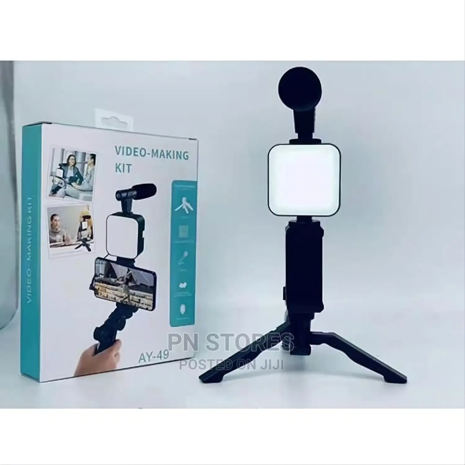Video Making Kit | Tripod | Led Fill Light | Mic || Remote