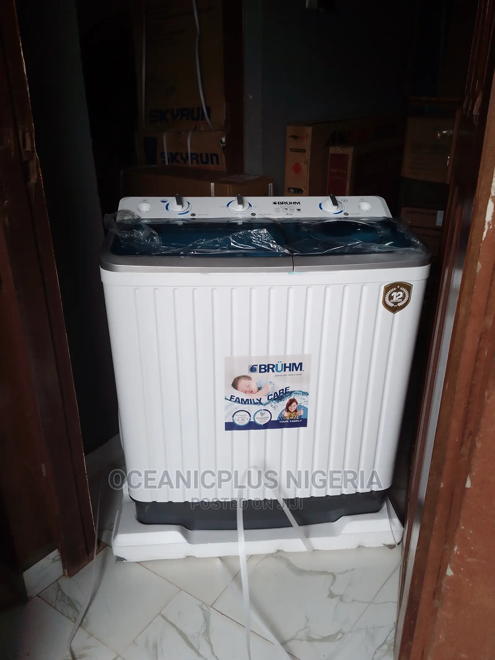 Low Noise Brhum 8kg Top Loader Washing Machine