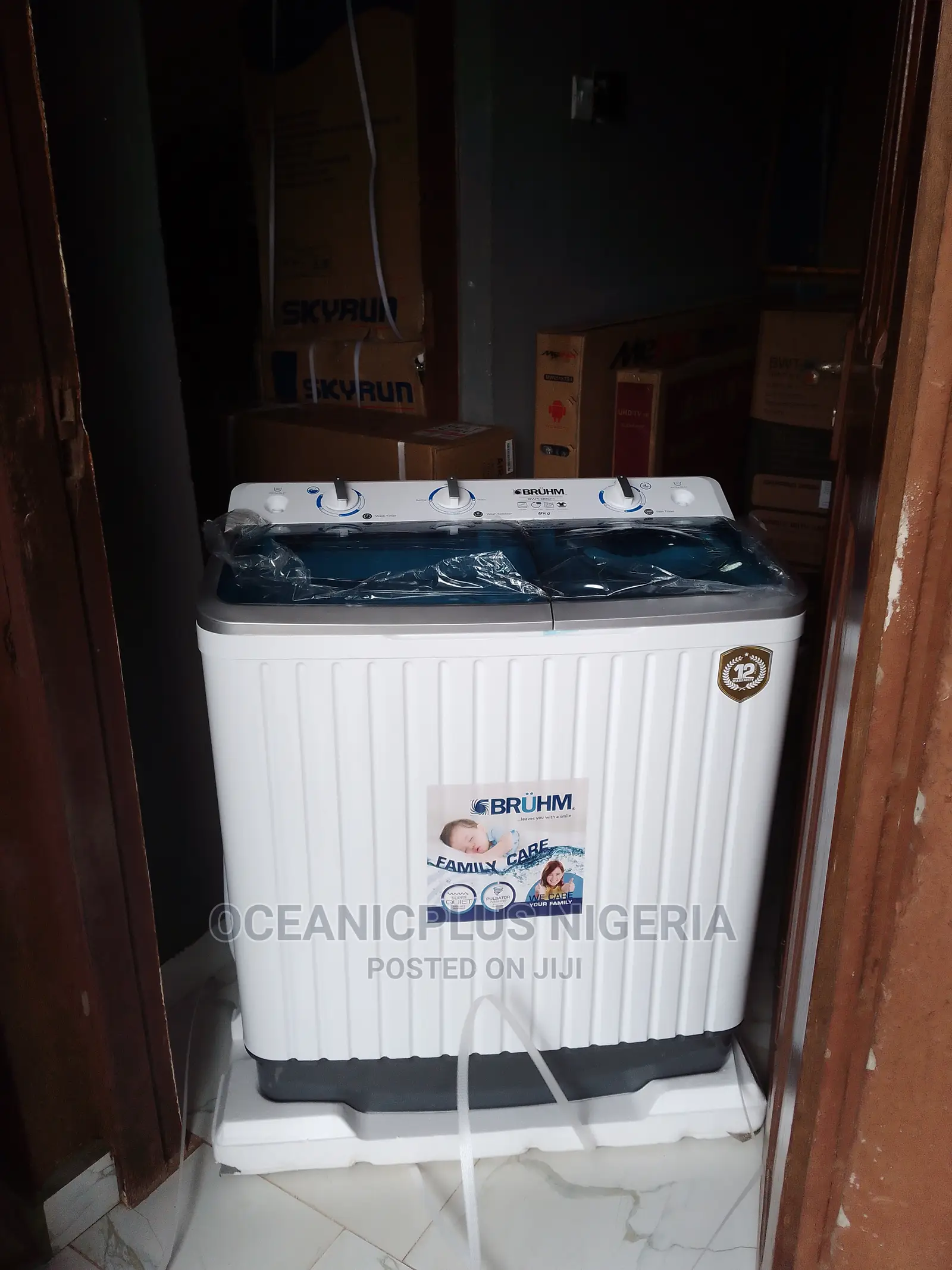 Low Noise Brhum 8kg Top Loader Washing Machine