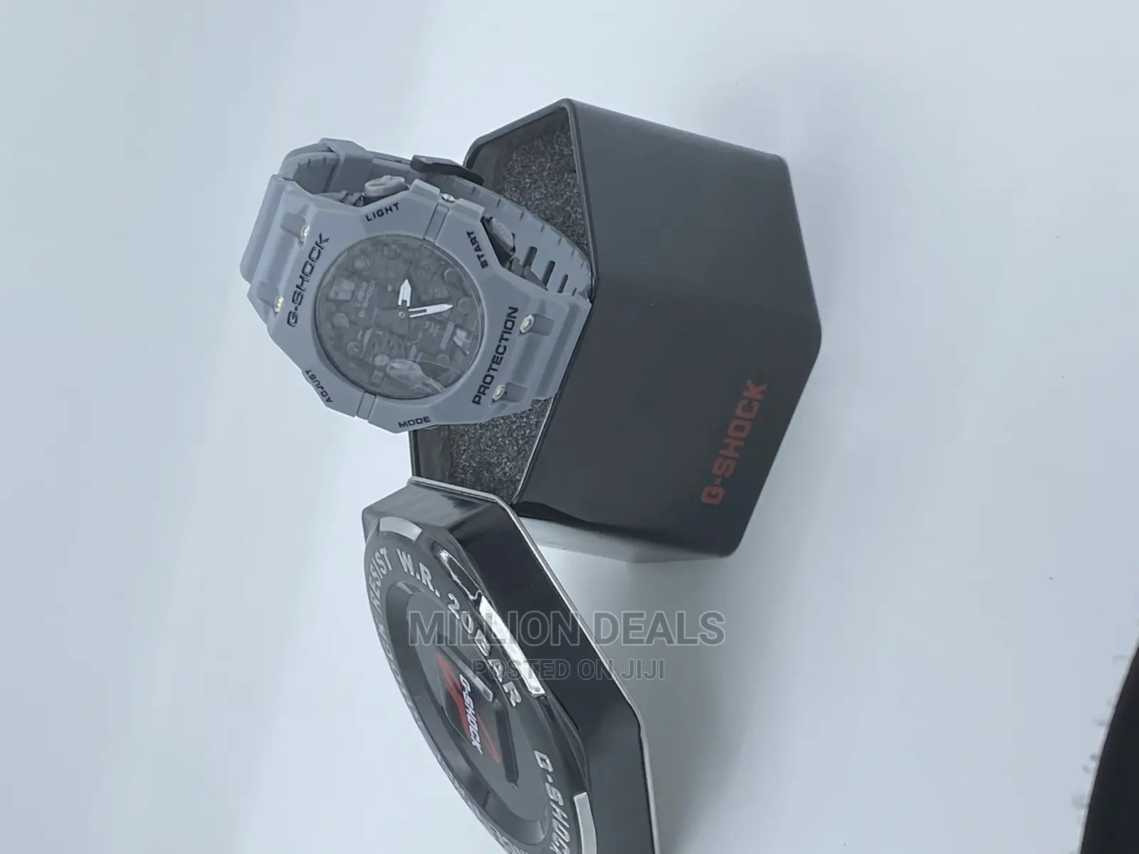 Rubber Strap Unique Men’S Grey Wrist Watch