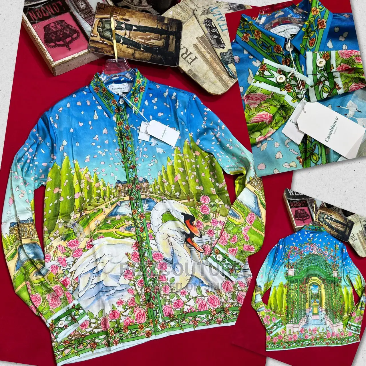 Original Casablanca Silk Shirts Available in Store
