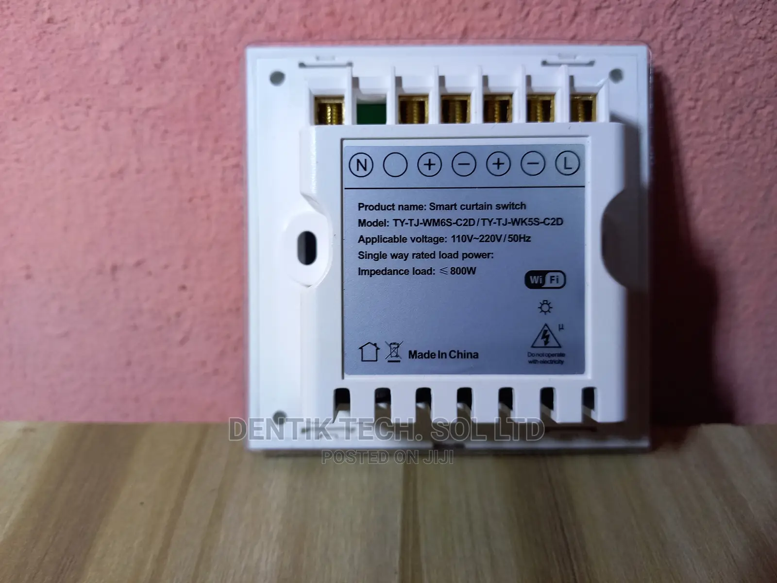 Smartlife Wifi Smart Curtain Switch 2 Gang