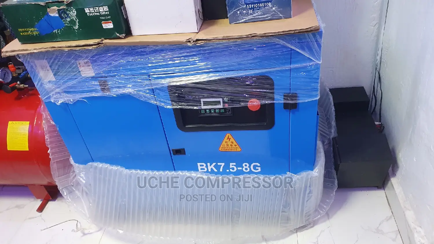 Screw Air Compressor 7.5kw 10hp 8bar