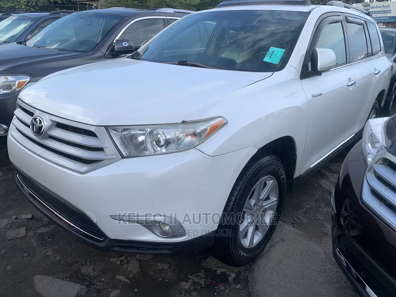 Toyota Highlander Limited 2012 White