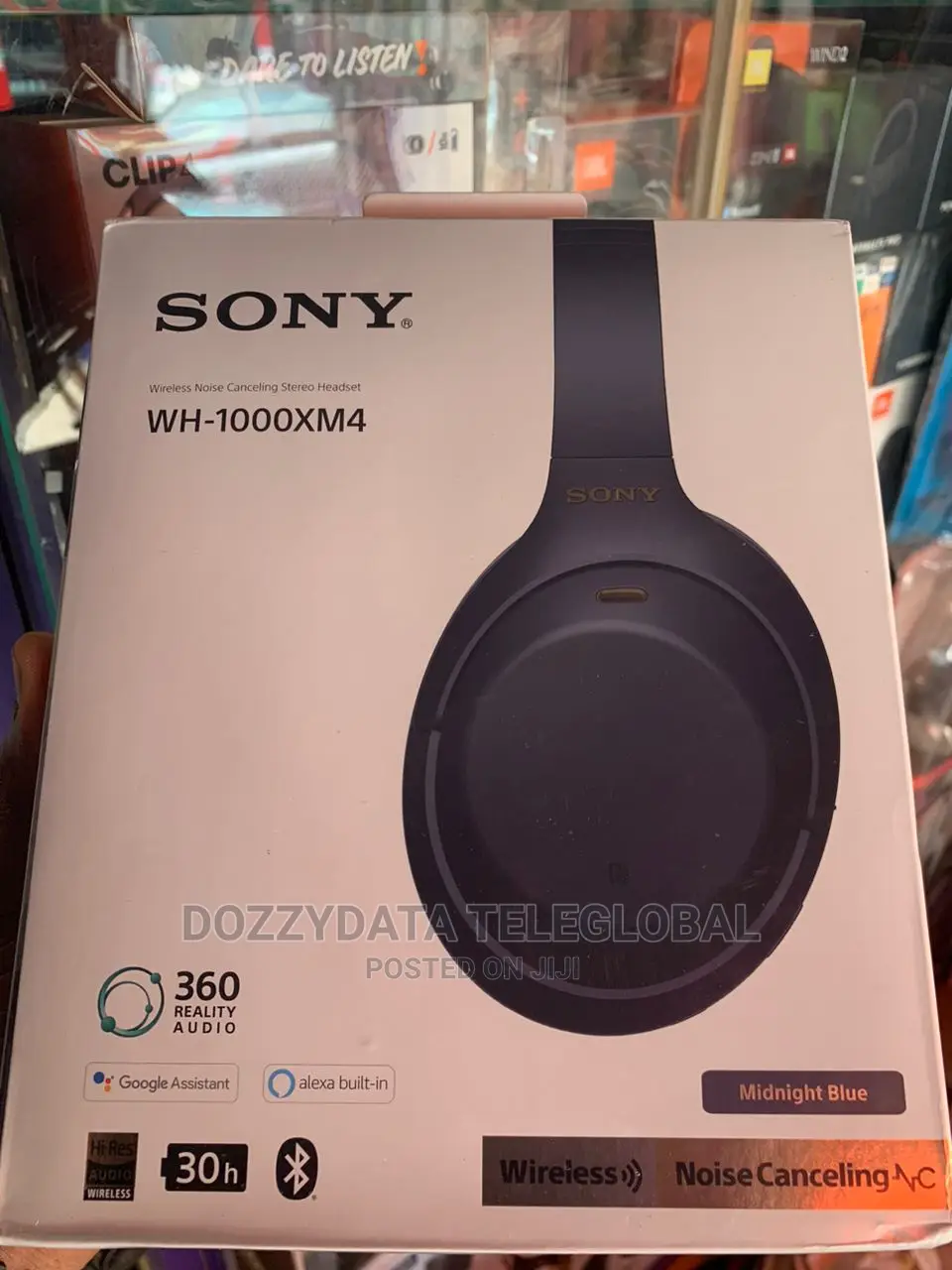 Sony WH-1000XM4 - Black, Blue, Silver
