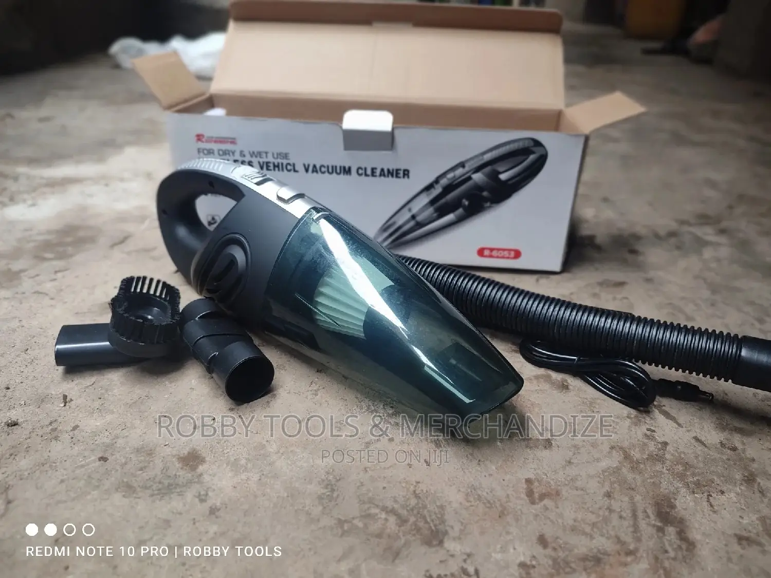 Wireless Vehicle Vacuum Cleaner