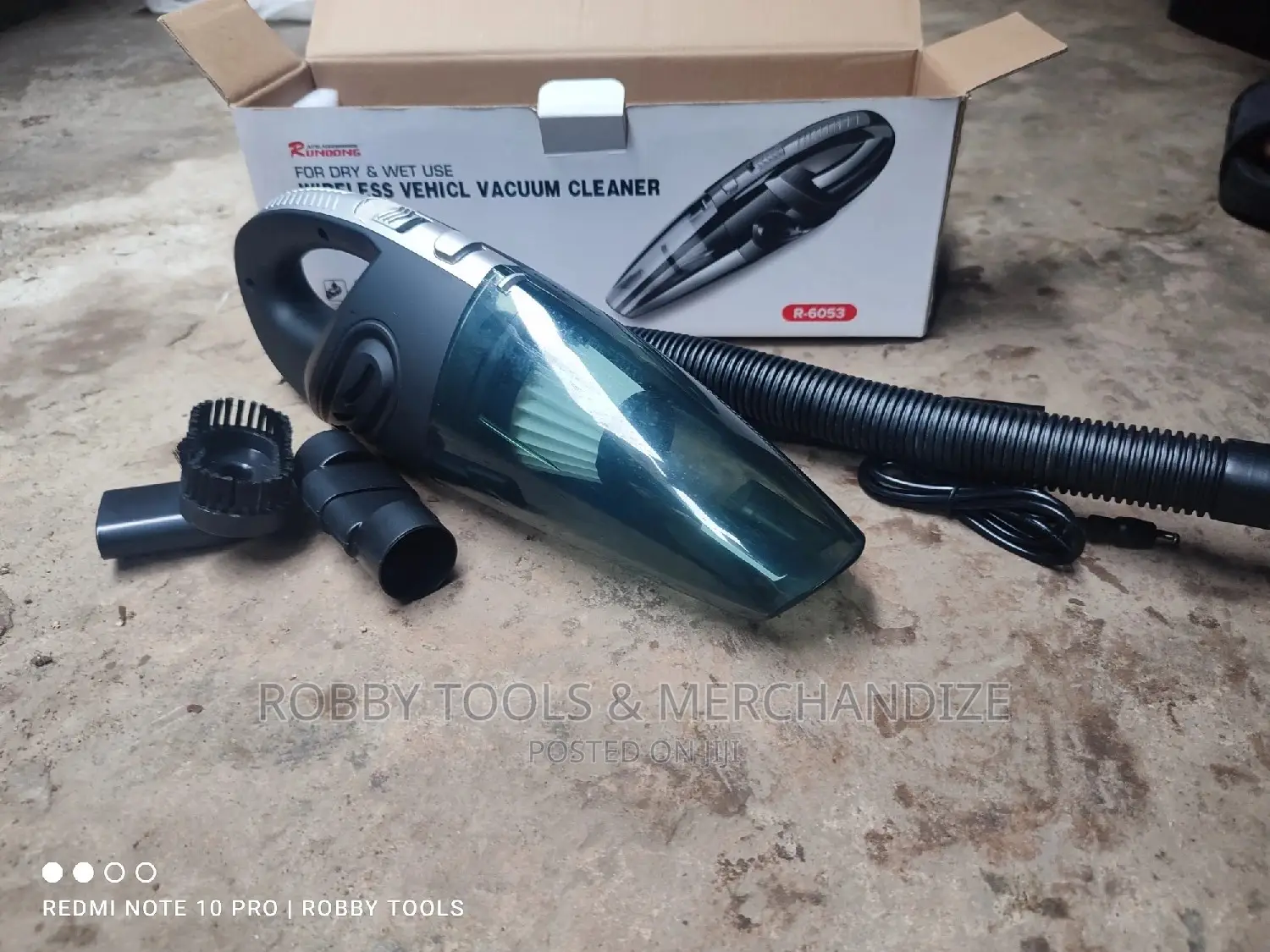 Wireless Vehicle Vacuum Cleaner