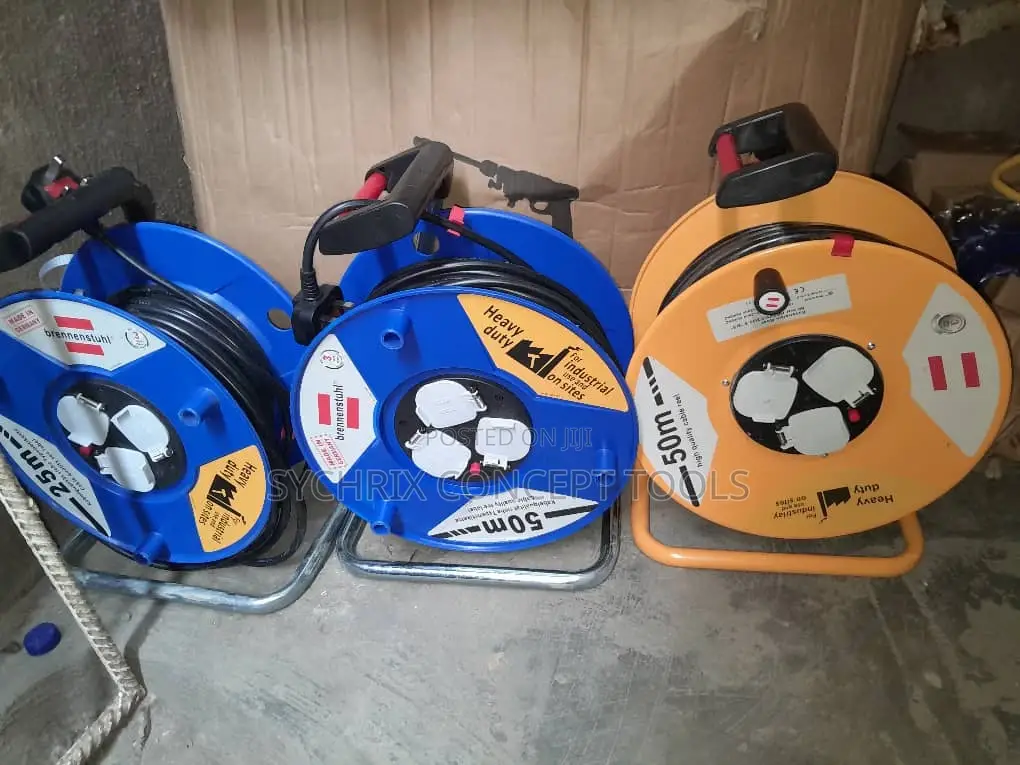 Heavy Duty Industrial Extension Cable Reel 2.5 by 50m