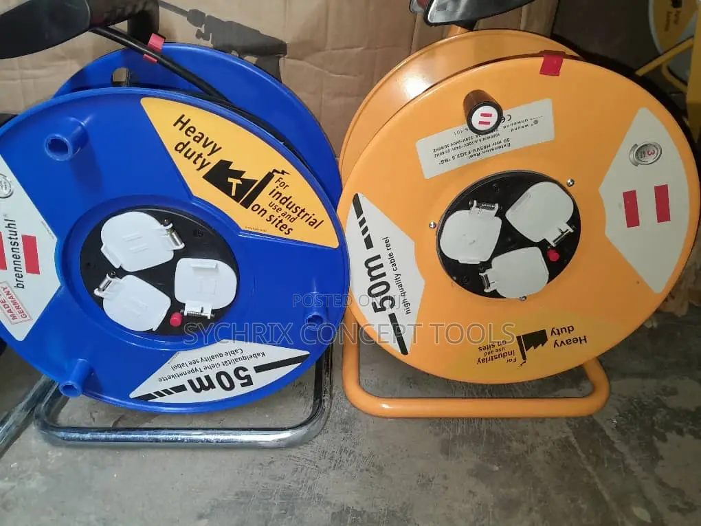 Heavy Duty Industrial Extension Cable Reel 2.5 by 50m