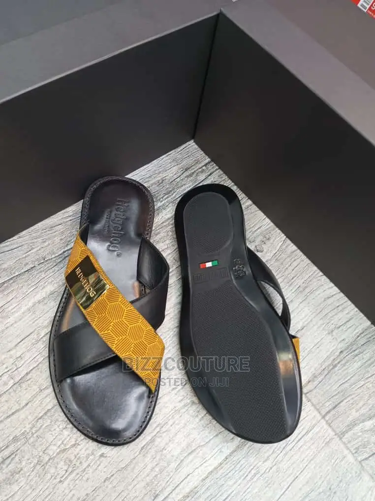 Original Italian Leather Slippers Available in Store