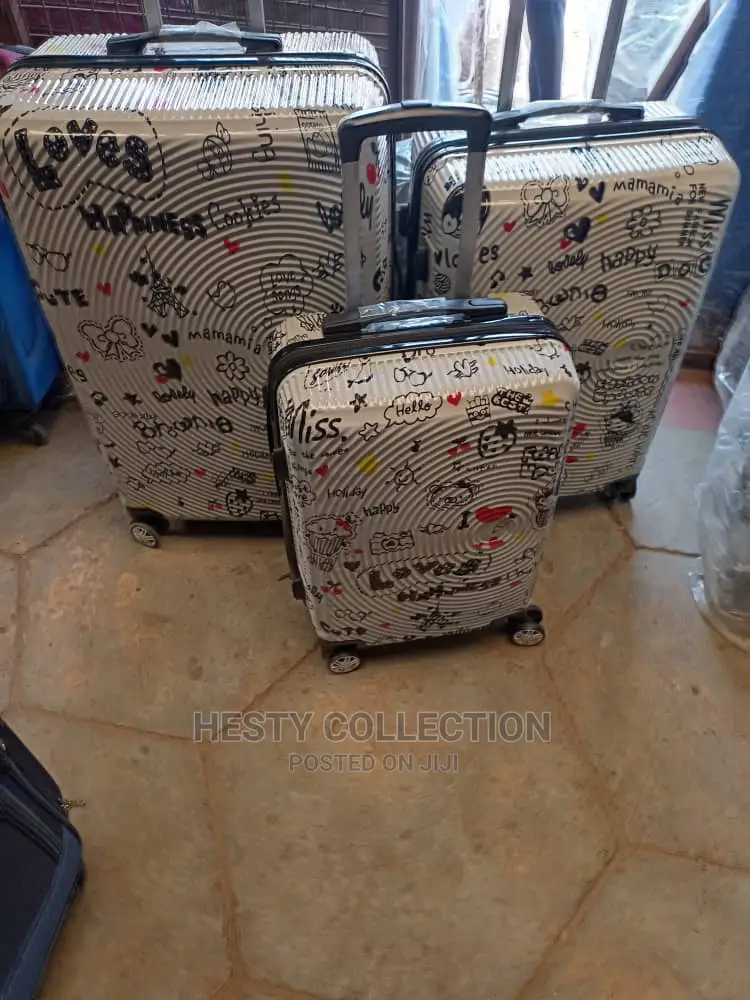 3 In 1 Travelling Luggage Bag Plastic