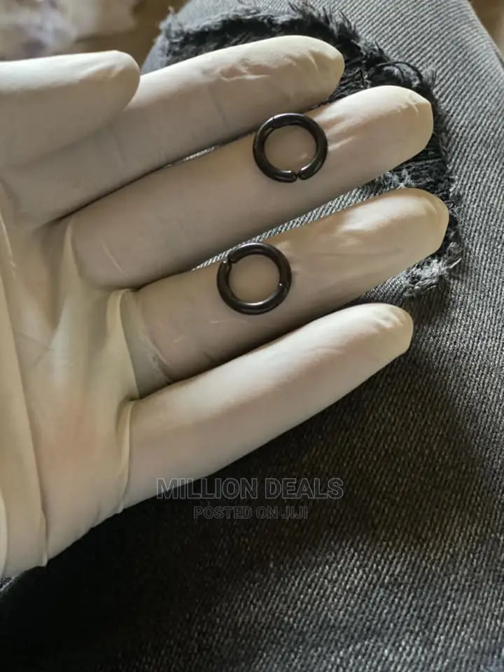 Magnetic Wrap Black Men's Punk Earrings