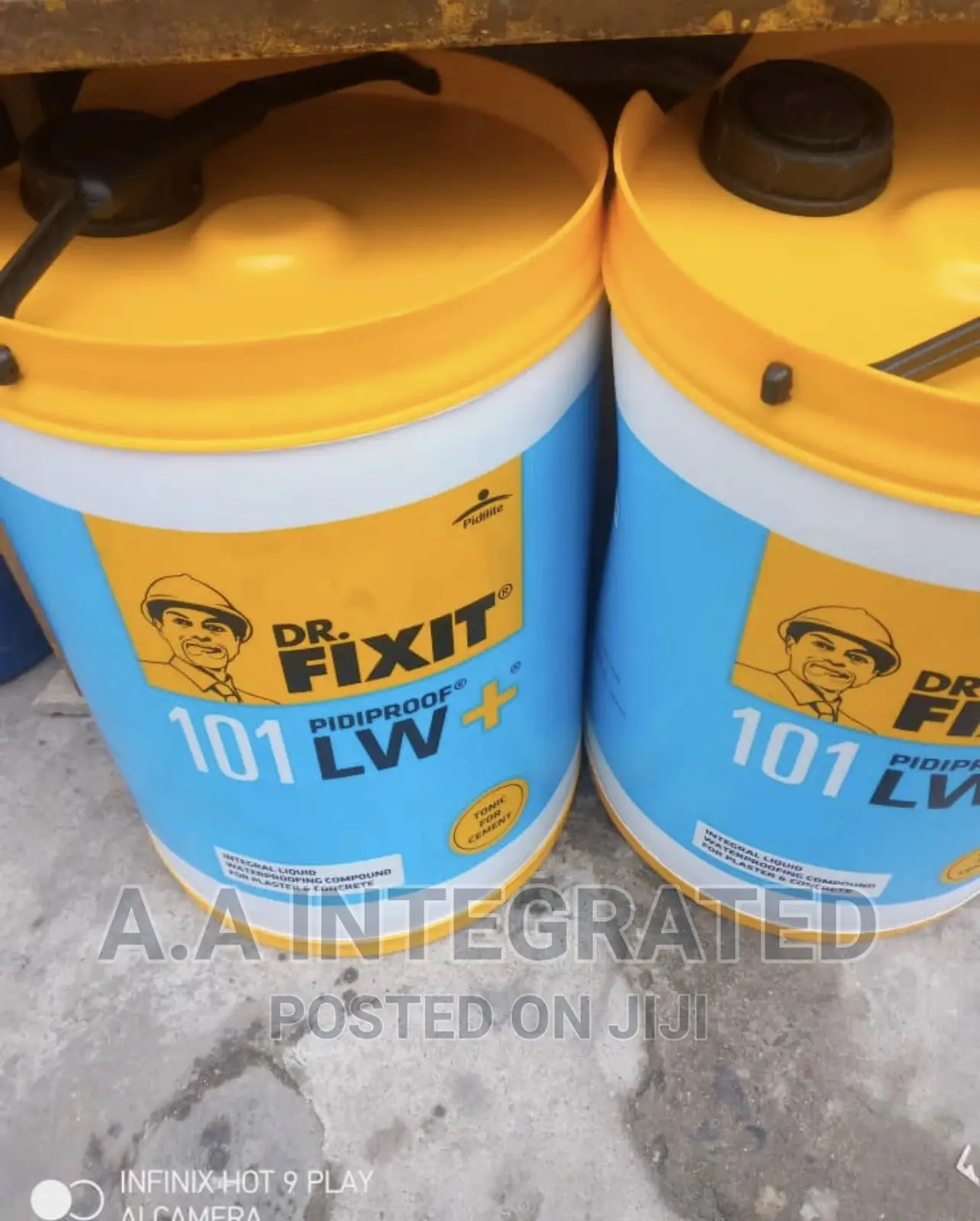 Water Proofing Cement Liquid Dr Fixit 20liters
