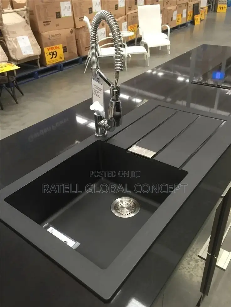 Single Bowl With Tray (Marble Kitchen Sink)