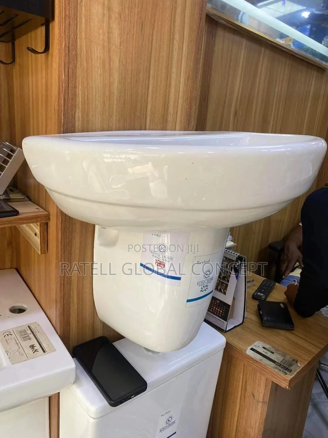Half Pedestal Wall Hanged Wash Hand Basin