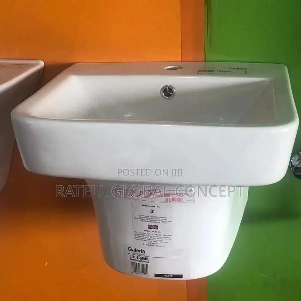 Half Pedestal Wall Hanged Wash Hand Basin