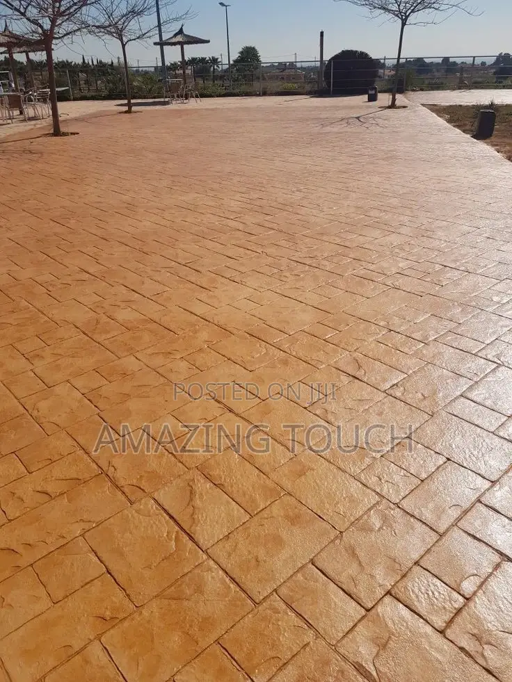 Concretes Stamped Polished Floor