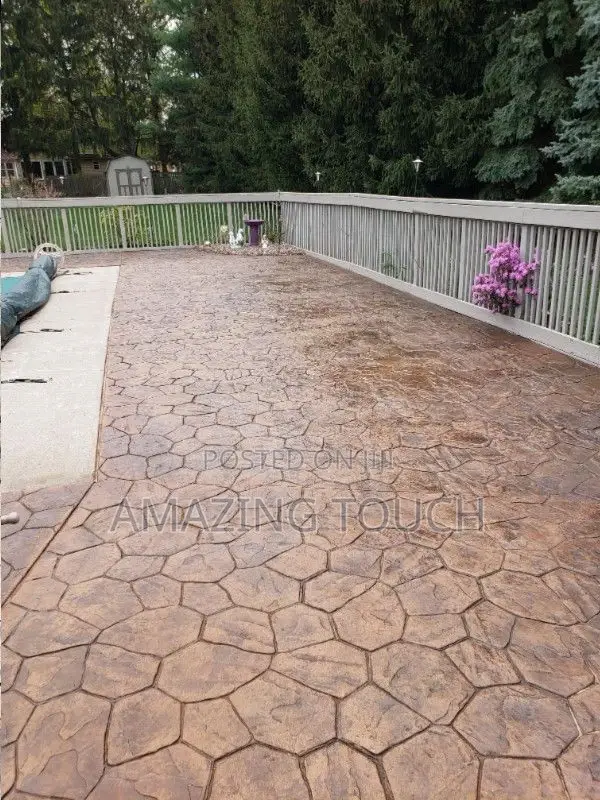 Concretes Stamped Polished Floor