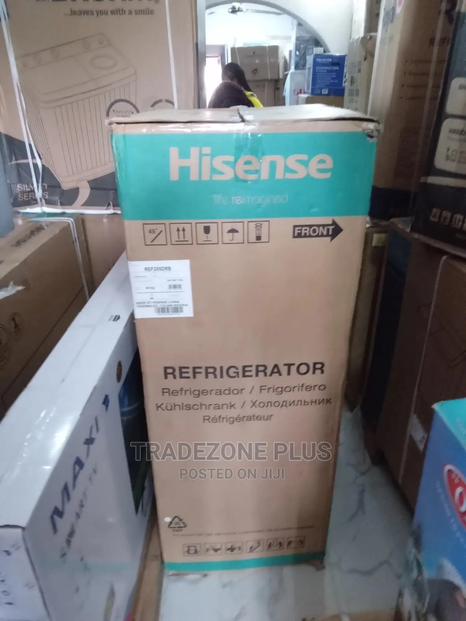 The New Hisense 204 Liters Refrigerator-Ref 205drb