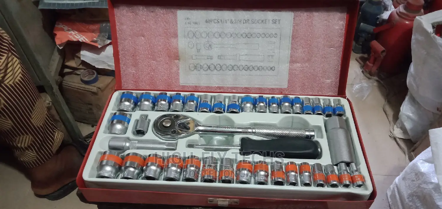 Made in Germany 40 PCS 1/4" and 3/8" DR Socket Set