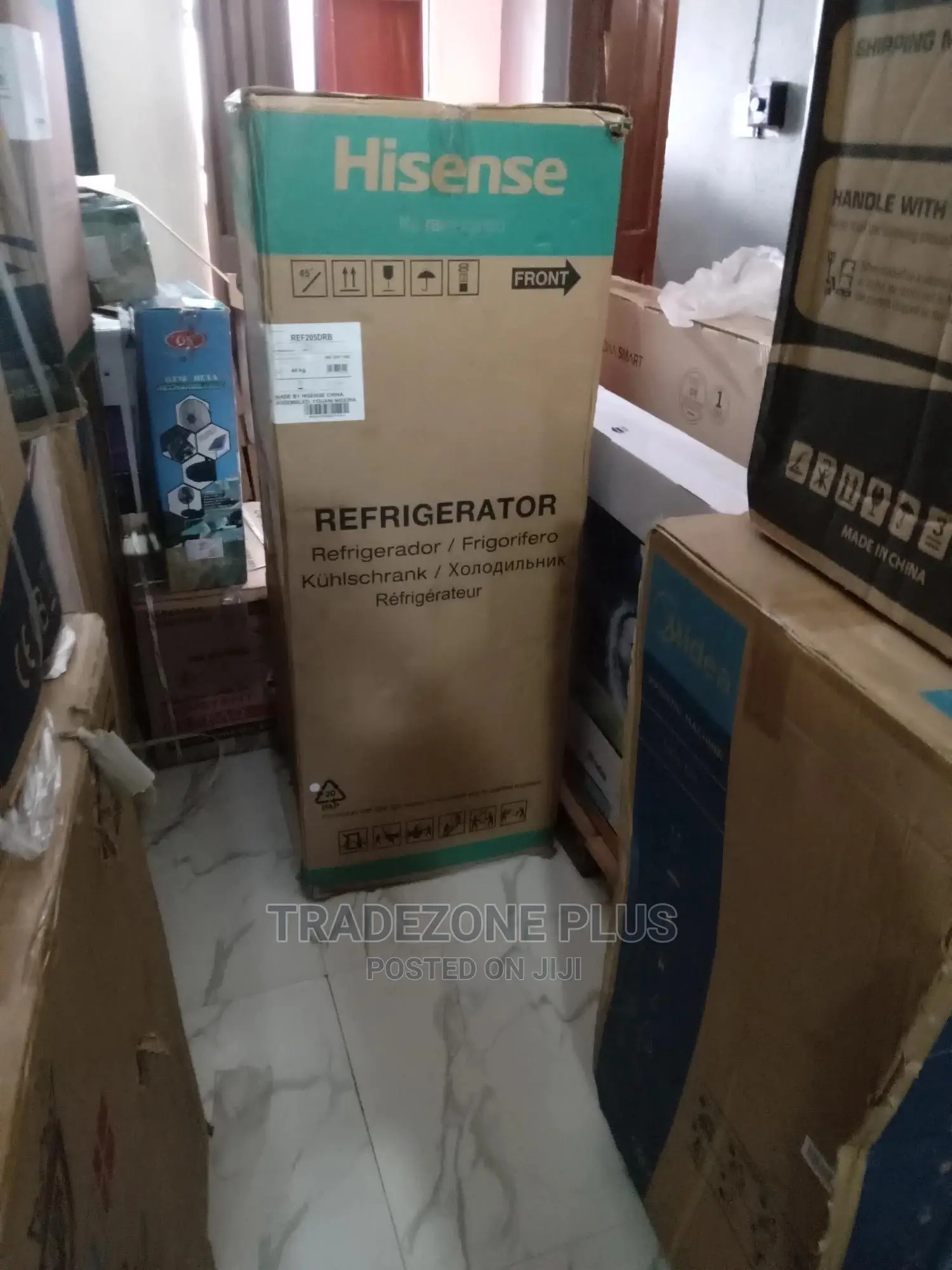 The New Ref 205drb Hisense Refrigerator-204 Liters