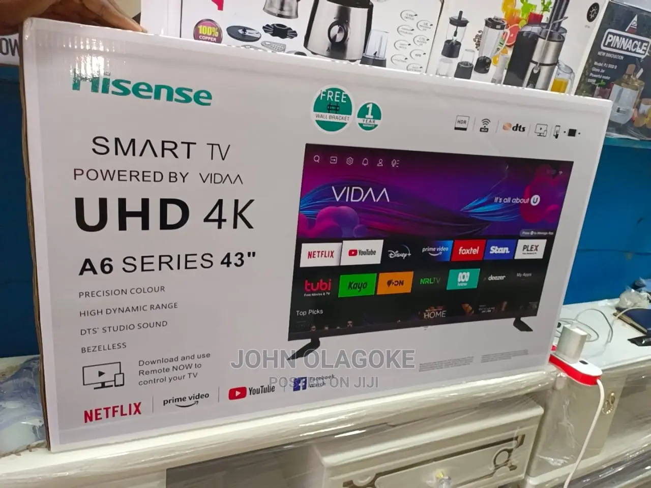 Hisense 43 Smart Tv - Netflix - Youtube Prime Video