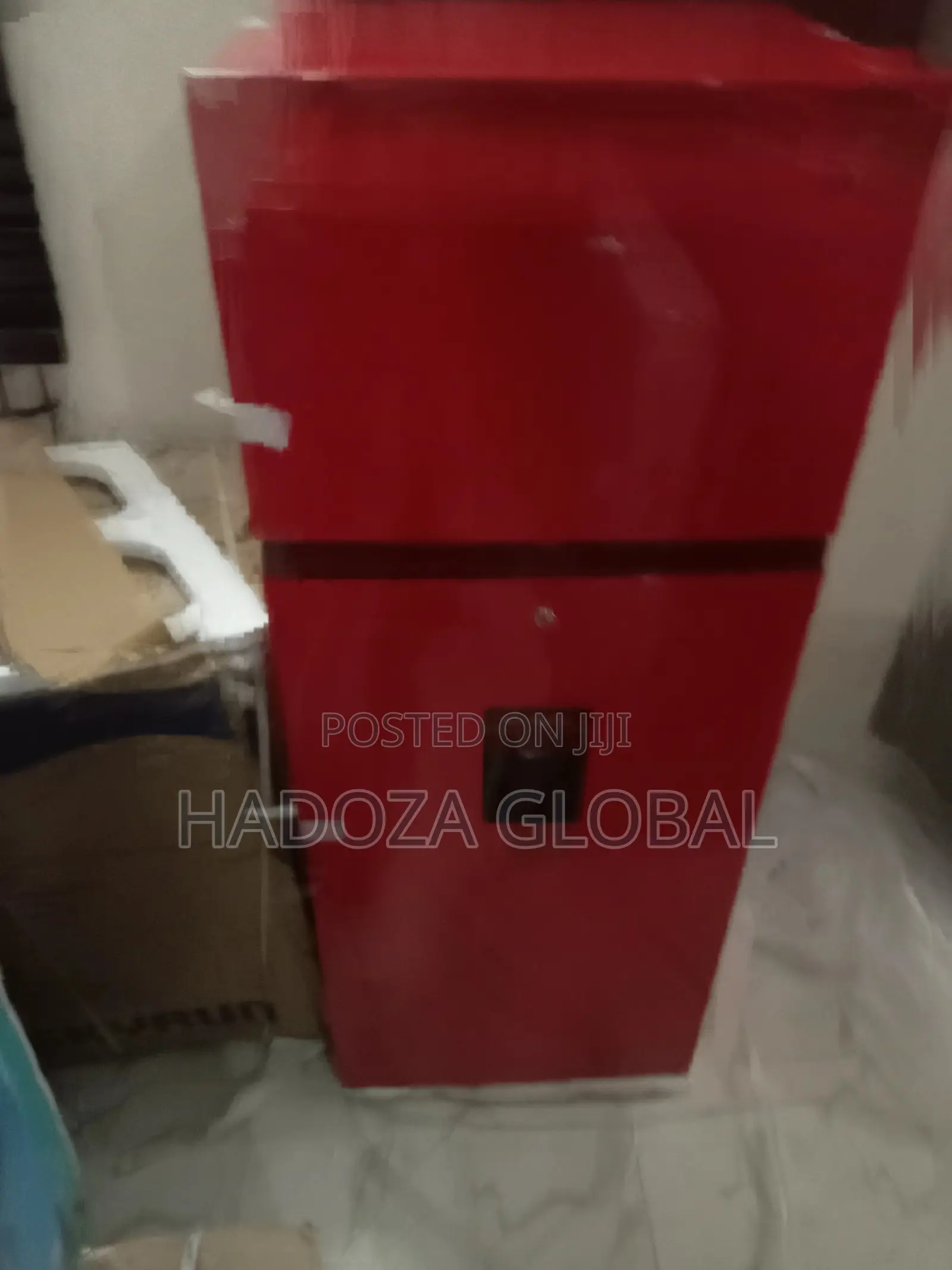 High Class Hisense Red Double Door Fridge 204L