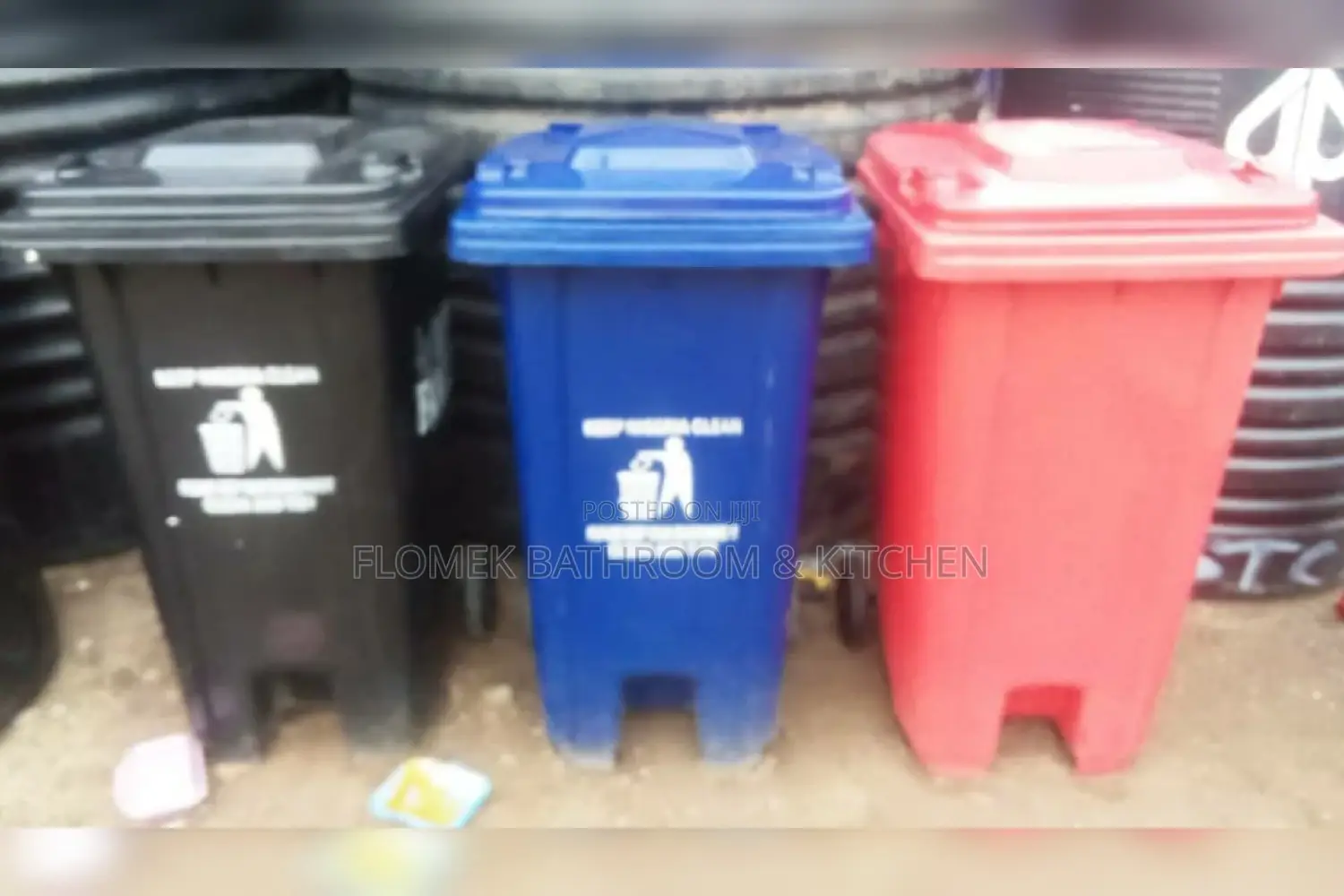 120 Litres Mobile Waste Bin